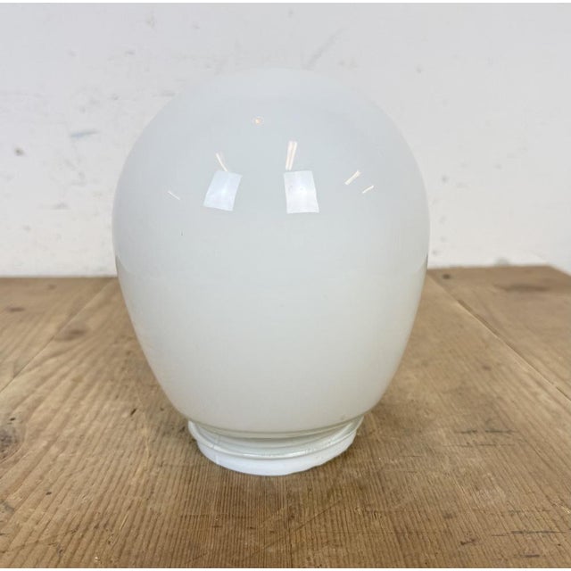 Vintage White Porcelain Pendant Light, 1970s For Sale - Image 9 of 15