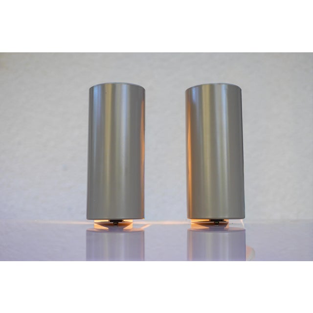 Gray Vintage Scandinavian Wall Sconces, 1990s, Set of 2 For Sale - Image 8 of 10