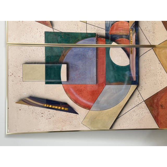 Post-Modern Mixed Media Diptych, by George Caso For Sale - Image 18 of 18