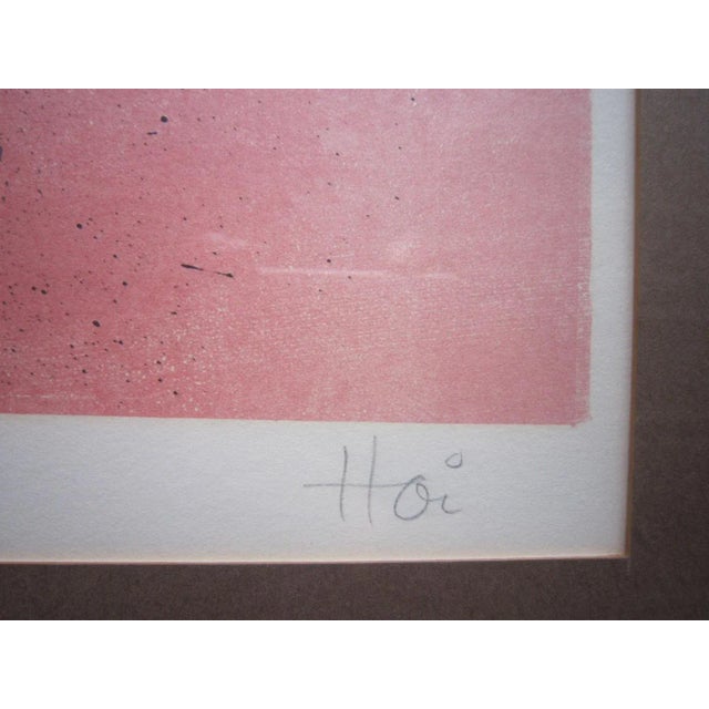 French Still Life Original Color Lithograph by Hoi Lebadang For Sale - Image 6 of 9