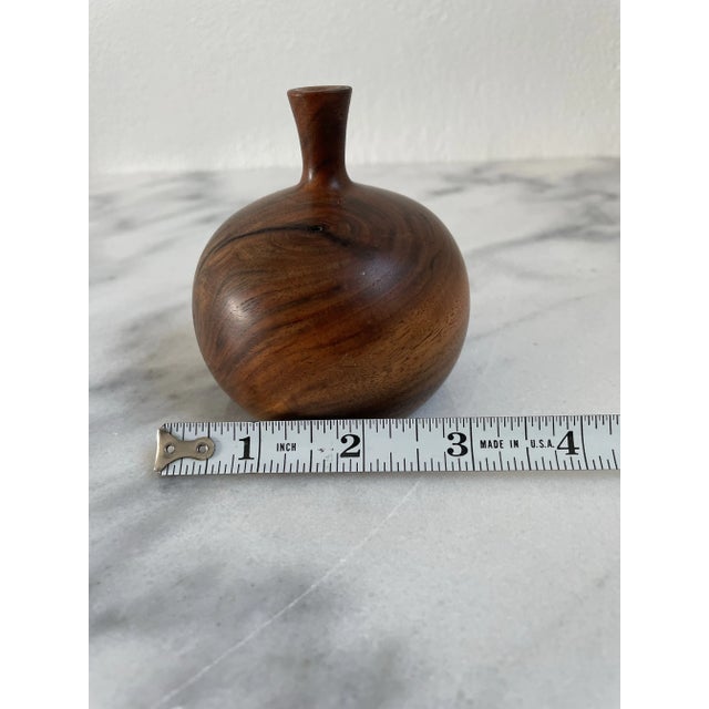 Mid 20th Century Signed Oregon Black Walnut Weed Pot For Sale In Seattle - Image 6 of 7