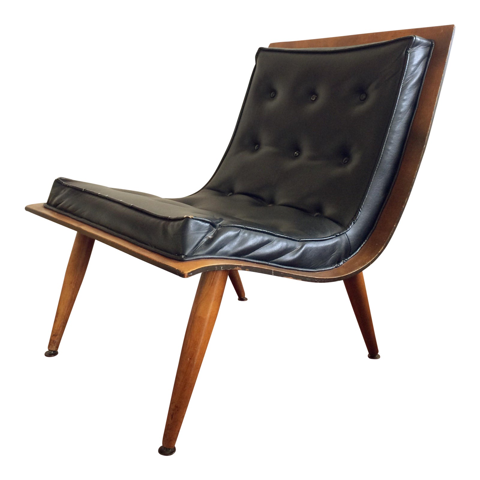 MidCentury Carter Brothers Scoop Chair Chairish