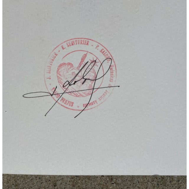 Printmaking Materials Urbain Huchet Paris St Germain Des Pres Lithograph For Sale - Image 7 of 7