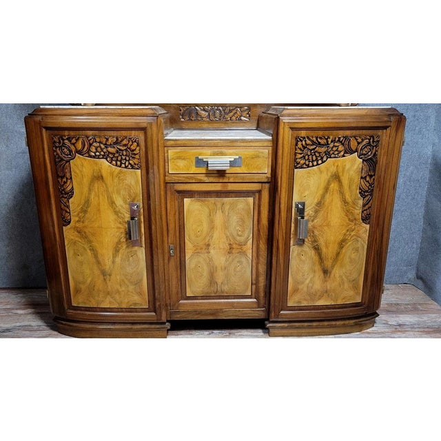 1930s Art Deco Curved Cupboard in Mahogany, 1930s For Sale - Image 5 of 8