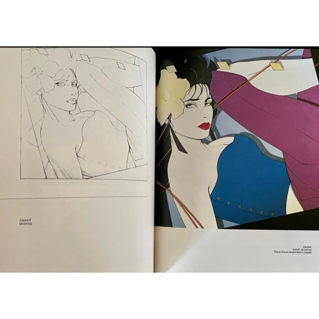 Postmodern 1985 "The Art of Patrick Nagel" First Edition Book in Slipcase With Lithograph For Sale - Image 3 of 8