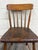 Antique American Windsor Farmhouse Style Plank Seat Dining Side Accent Chair For Sale - Image 9 of 11
