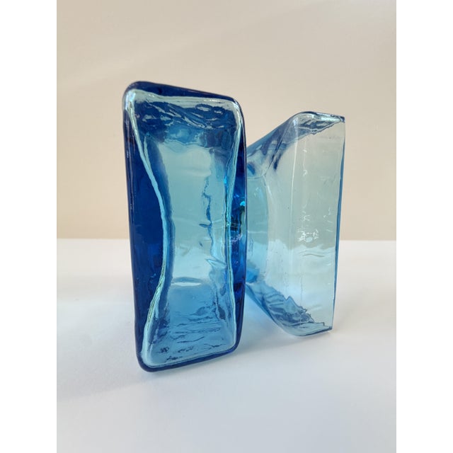 Aqua Blue Pala Glass Vase by Helena Tynell for Riihimäen Lasi, Finland, 1964 For Sale - Image 4 of 18