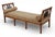 Biedermeier Biedermeier Fruitwood and Ebonized Window Bench For Sale - Image 3 of 7