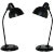 Christian Dell for Kaiser "Idell" #6556 Black Table Lamps, 1930s - a Pair For Sale