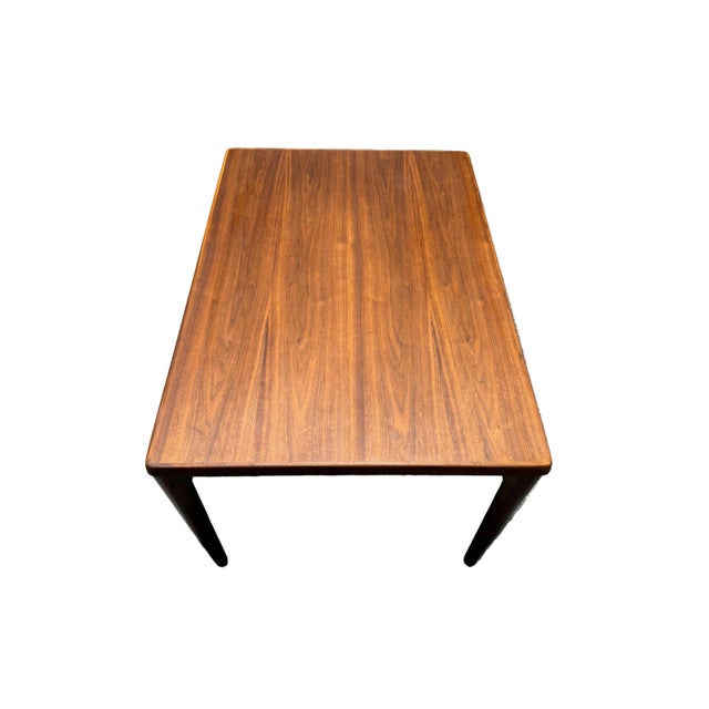 Mid-Century Modern Vintage Vejle Stole & Mobelfabrik Danish Teak Mid Century Modern Draw Leaf Dining Table For Sale - Image 3 of 18