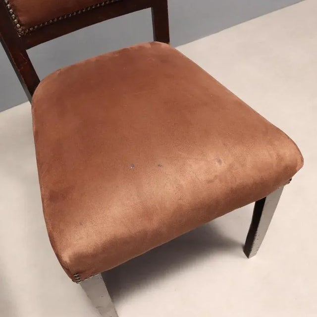 Brown Vintage Chairs, 1950s, Set of 3 For Sale - Image 8 of 12