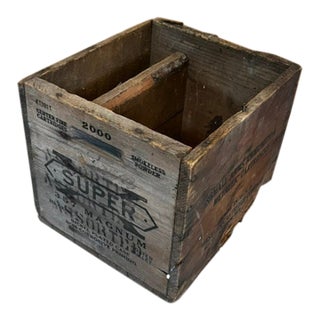Western Cartridge Company Wooden Ammunition Box For Sale