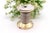 Silver Inkwell in the Shape of Spool of Thread with Glass Core, in Good conditions.