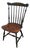 1980s Hitchcock Black Signed Farmhouse Chair For Sale