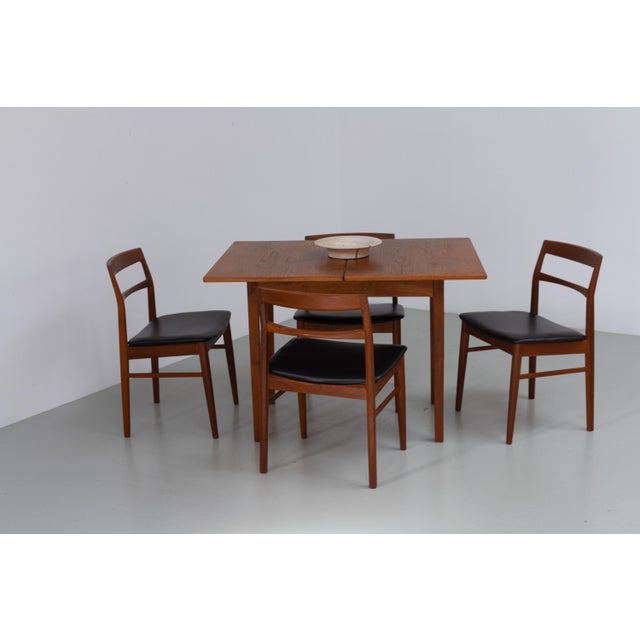 Mid-Century Danish Compact Folding Oak Dining Table attributed to Børge Mogensen, 1950s For Sale - Image 12 of 18