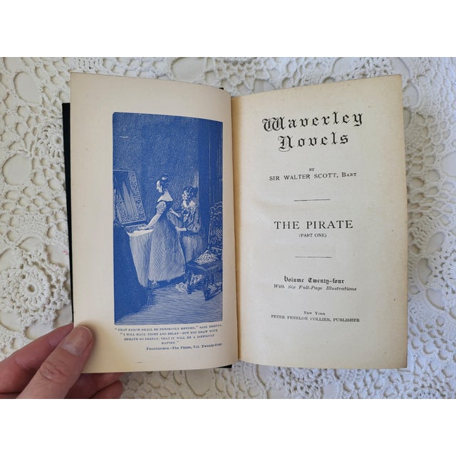 Nautical The Pirate Part 1 - Waverly Novels Vol XXIV (24) by Sir Walter Scott Bart For Sale - Image 3 of 8