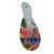 Mid-Century Modern Mid-Century Hand Painted 3d Flamingo on a Tropical Beach Themed Spoon Rest For Sale - Image 3 of 6