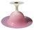 Art Deco Steuben Pink Opaline or Rosaline Art Glass Footed Bowl & Underplate For Sale - Image 3 of 4