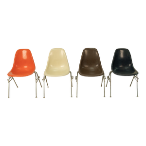 Mid Century Modern Original Eames for Herman Miller Fiberglass Shell Chairs 1959