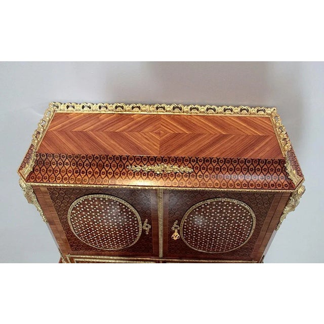 19th Century Happiness of the Day in Marquetry For Sale - Image 3 of 12