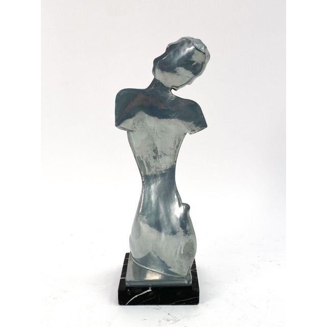 Metal Mid 20th Century Art Deco Female Nude Oscar Sculpture For Sale - Image 7 of 13