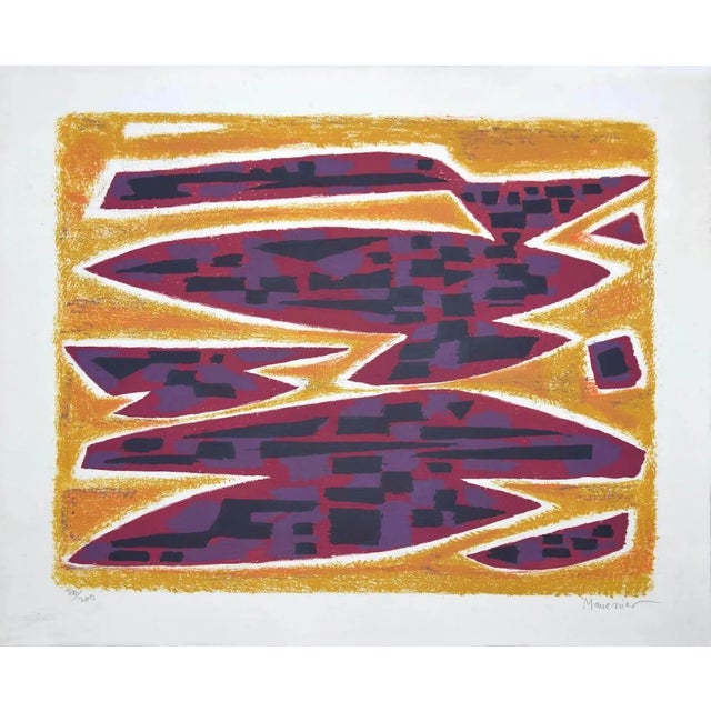 Alfred Manessier - Composition - Original Lithograph - 1970s For Sale