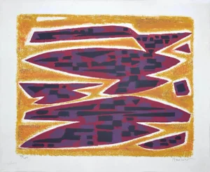 Alfred Manessier - Composition - Original Lithograph - 1970s