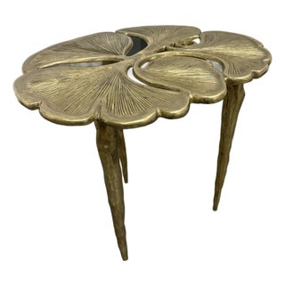 Gingko Leaf Side Table For Sale
