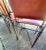Late 20th Century Llana Goor Style Brutalist Hand-Tooled Iron and Leather Chairs - Set of 4 For Sale - Image 9 of 9