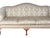 1990s 1990s Ethan Allen Chippendale Camelback Sofa in Silver-Champagne Silk Damask For Sale - Image 5 of 18