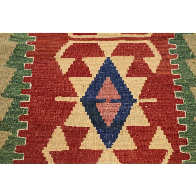 Vintage Persian Shiraz Kilim Rug - 02'02 X 03'00 For Sale - Image 4 of 9
