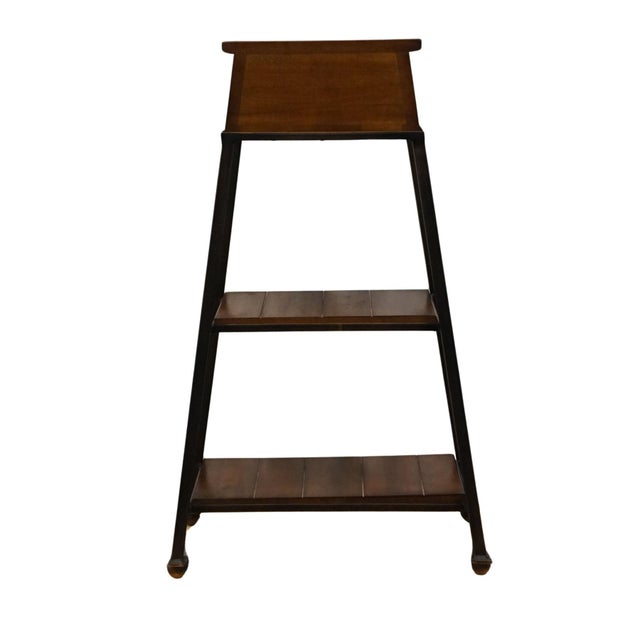 Rare Bob Timberlake Antiqued Cherry Rustic Contemporary Style 21" Tiered Accent End Table For Sale - Image 11 of 12