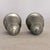 Rustic Vintage Pewter Salt and Pepper Shakers- a Pair For Sale - Image 3 of 4
