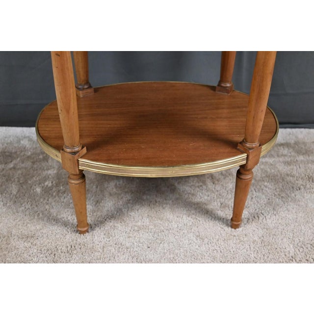 Louis XVI Style Mahogany Coffee Table, Late 19th Century For Sale - Image 13 of 18