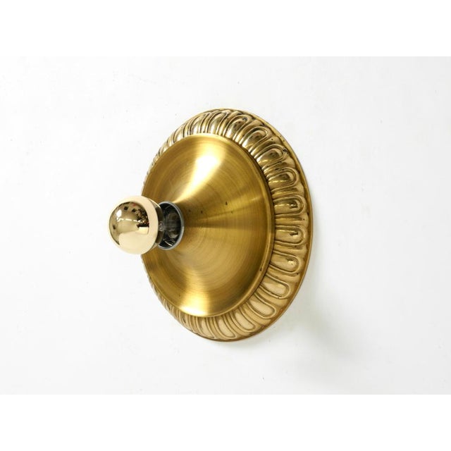 Metal Space Age Pop Art Brass and Metal Wall Lamp from Sölken Leuchten, 1960s For Sale - Image 7 of 14