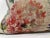Large Bolster Pillow Decorated With a Delicate Water Color Look Floral Pattern of Rich Blues, Pinks and Yellows - Made in the U K For Sale In Dallas - Image 6 of 12