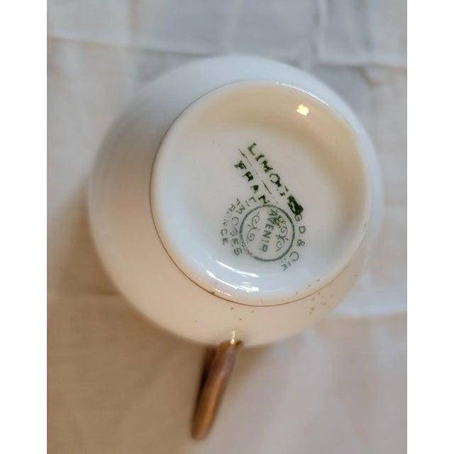 Early 20th Century Antique GD&Cie Limoges for A. W. Grant Gilded Demitasse Cups Set- 24 Pieces For Sale - Image 5 of 10