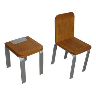 Folding Chairs by Nicolai Carels for Osini, 1990, Set of 2 For Sale