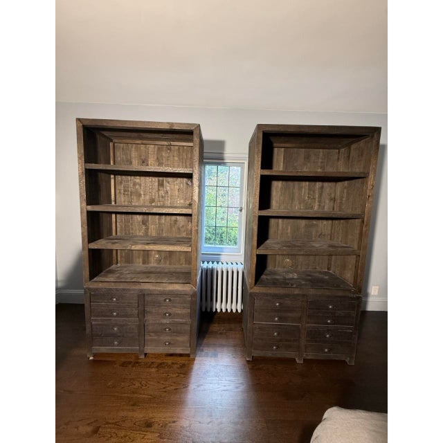 West Elm Emmerson Bedroom Set, Reclaimed Wood, (Full Size Bed) For Sale In New York - Image 6 of 16