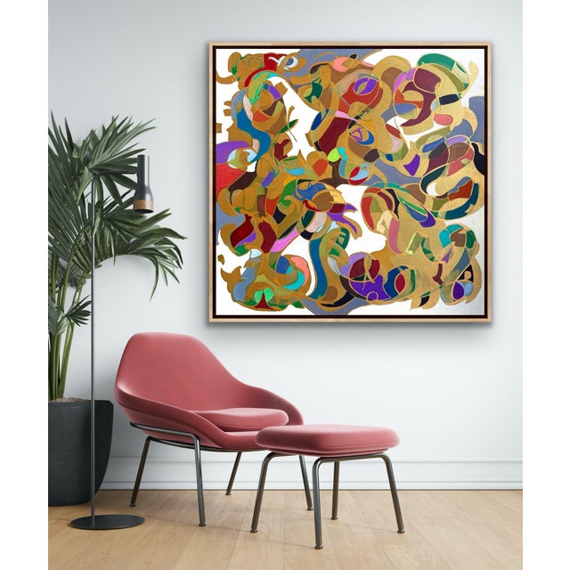 Original Abstract Titled “Everything Is Something” For Sale - Image 9 of 10