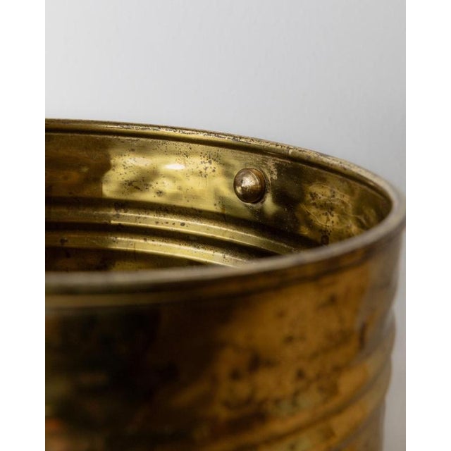 Vintage Brass Wine Cooler, 1970s For Sale - Image 9 of 11