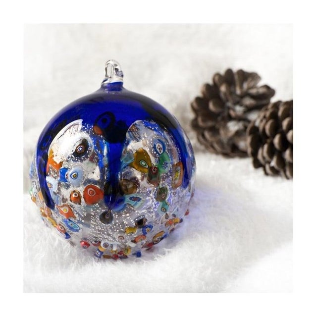 Blue Murano Glass Balls from YourMurano, Set of 3 For Sale - Image 8 of 10