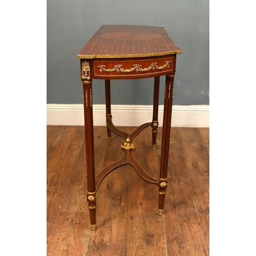Brown French Louis XVI Console Tables, Set of 2 For Sale - Image 8 of 13