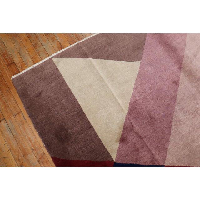 Early 20th Century Art Deco Modernist Rug no. 10373 For Sale - Image 5 of 9