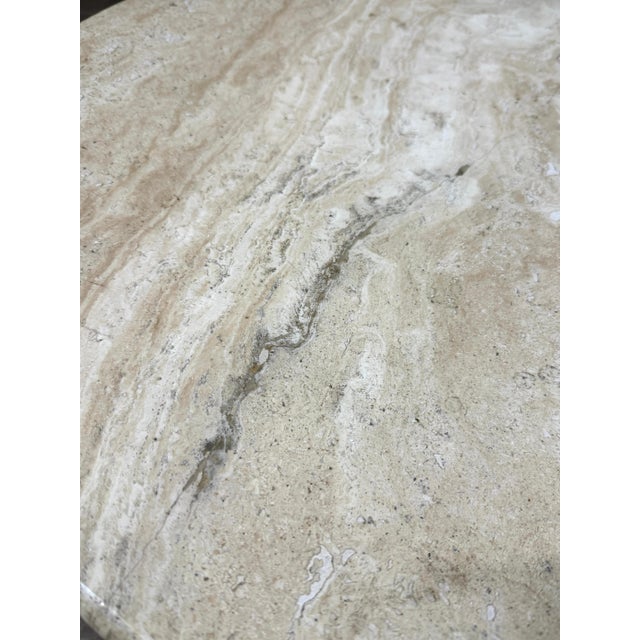 Frank Rohloff Travertine Cocktail Side Table for Brown Saltman For Sale - Image 16 of 16