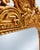 Gold Large Golden Baroque Mirror with Crest from Green Square For Sale - Image 8 of 12