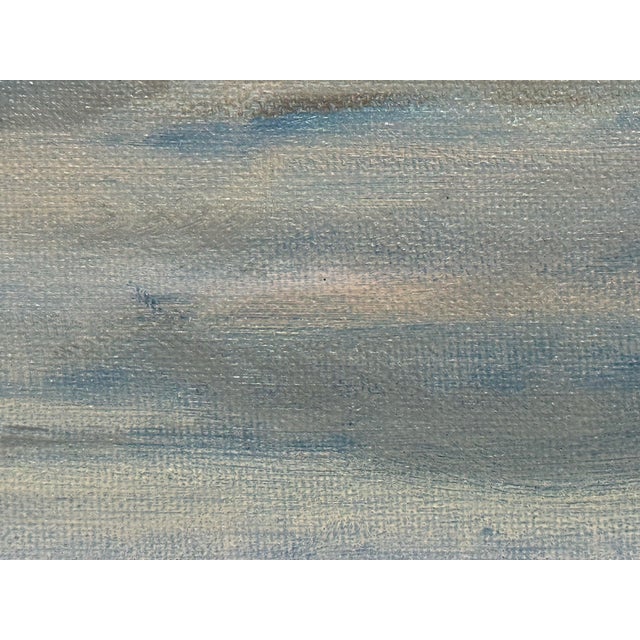 F. Yayboke Turkish Coastal Seascape Signed Oil Painting, Circa 1960's For Sale - Image 10 of 12