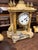 Column Mantel Clock with Cassolettes, Set of 3 For Sale - Image 6 of 13