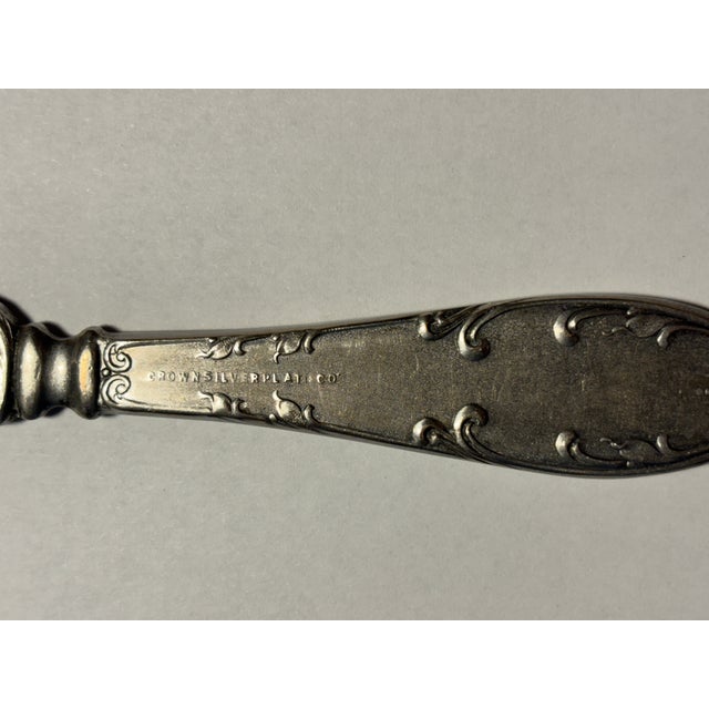 1939 Crown Silver Plate Company; ‘Radiance’ Pattern For Sale In Charlotte - Image 6 of 6