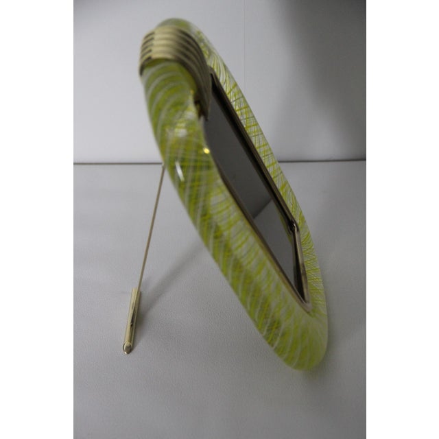 Yellow Murano Glass Filigree Frame, 2000s For Sale - Image 14 of 18